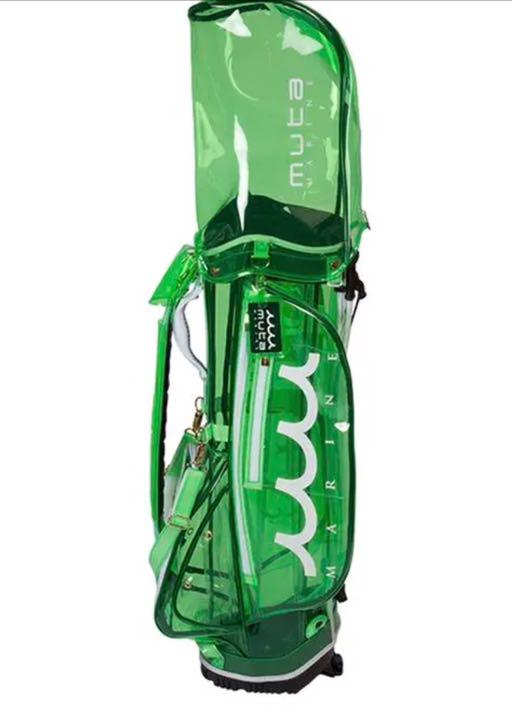 新品‼☆人気☆グリーン️‼️muta marine Golf クリア キャディバッグ