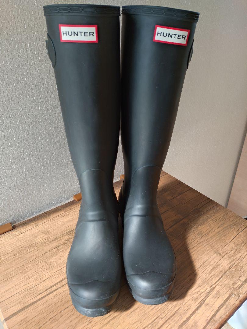 HUNTER レインブーツ UK5 EU38 US7 24cm ブラック