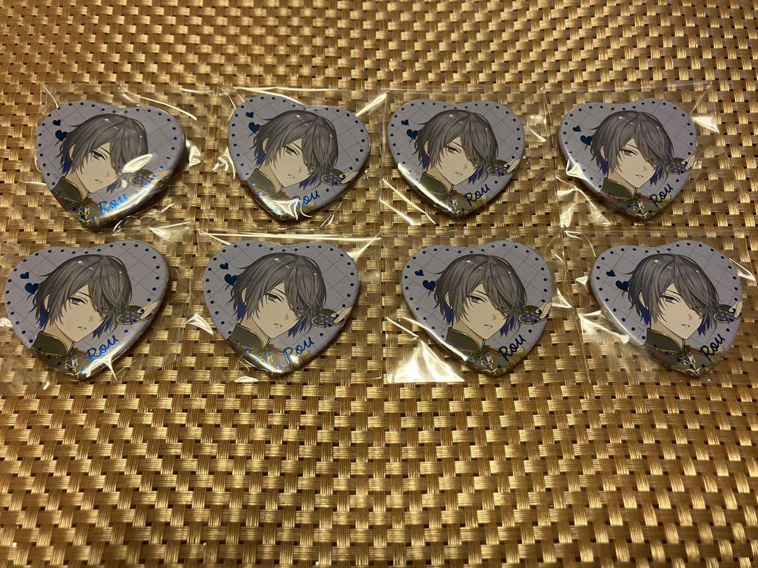 小柳ロウ　Melty Valentine ハート型缶バッジ