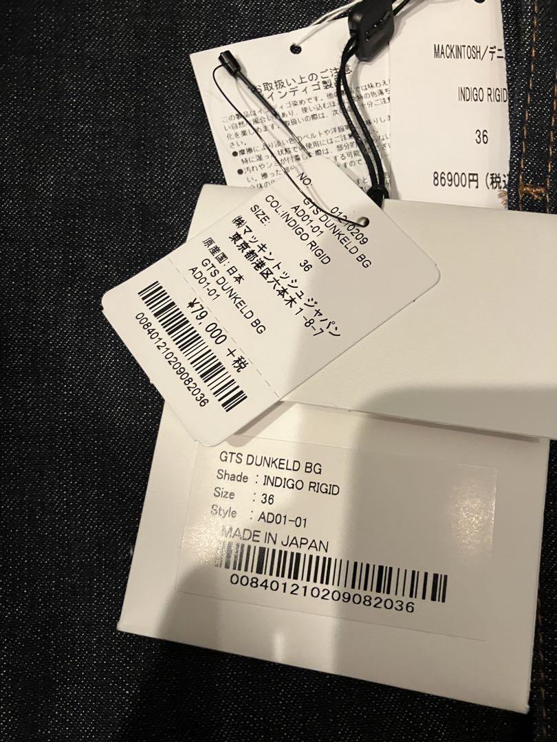 新品【MACKINTOSH】マッキントッシュ Begin別注 デニムダンケルド