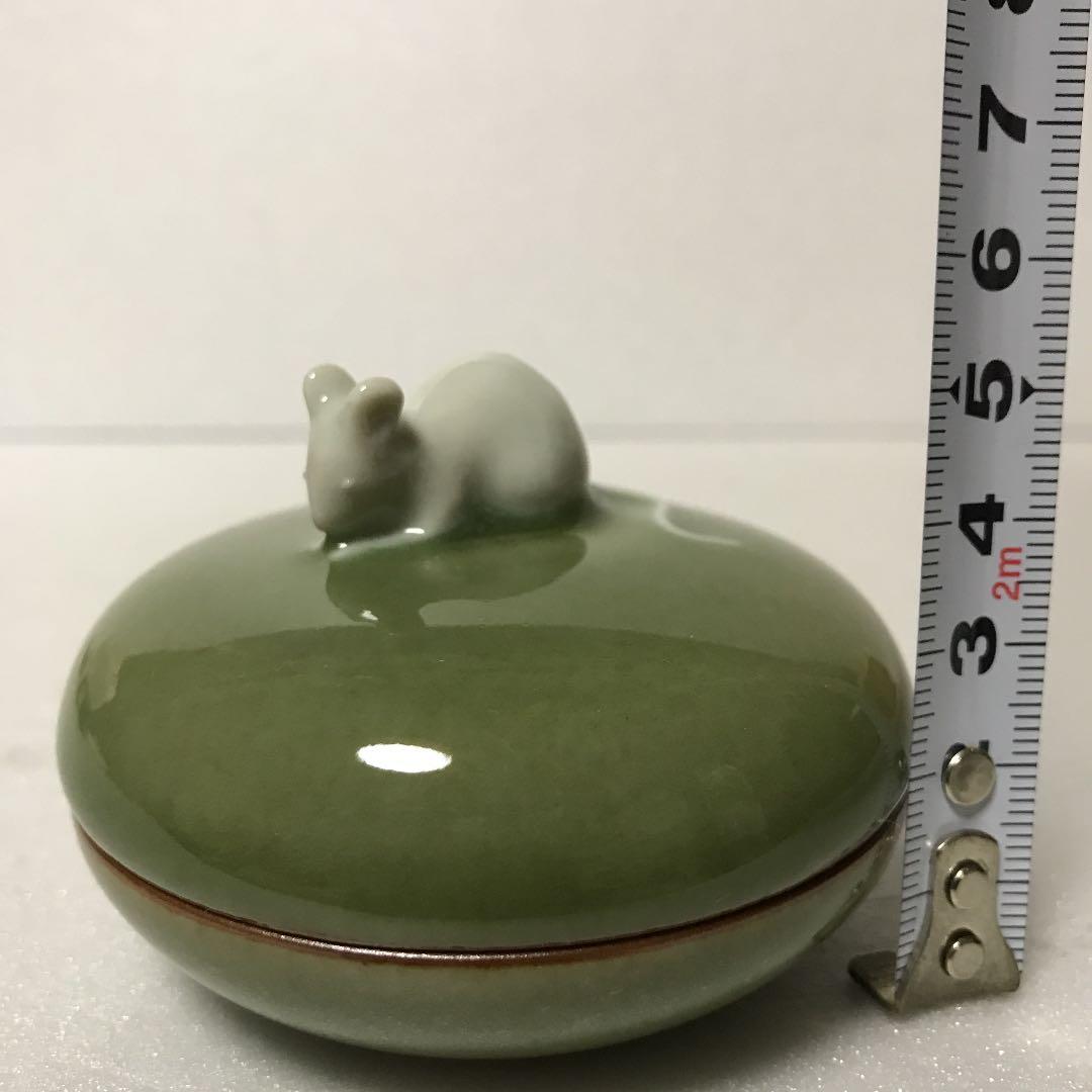 未使用 諏訪修 3代目 蘇山 香合 干支子 ネズミ 共箱 骨董品 未使用 諏訪修 3代目 蘇山 香合 干支子 ネズミ 共箱 骨董品