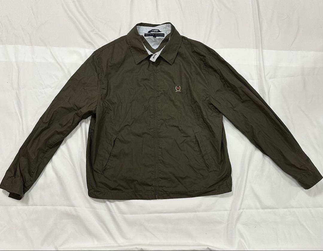 TOMMY HILFIGER オリーブ 長袖ジャケット L