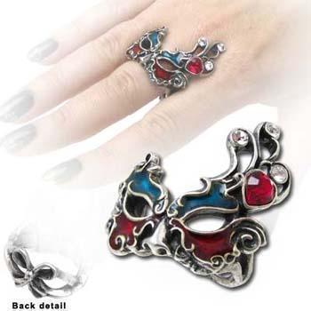 未使用品⭐︎アルケミーゴシック　フェアリー彫刻の腕輪 ALCHEMY GOTHIC: Venetian Vanity ring ”N” - メルカリ
