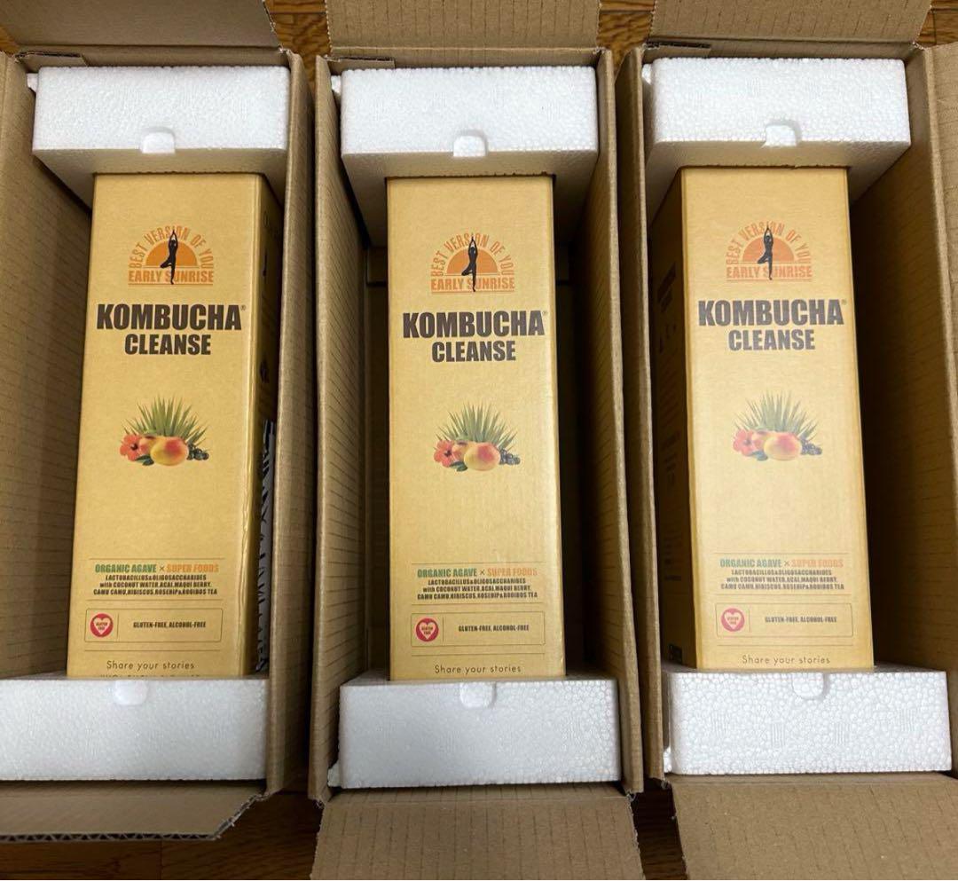 値下げ不可　コンブチャクレンズ　720ml×3 値下げ不可コンブチャクレンズ720ml×3