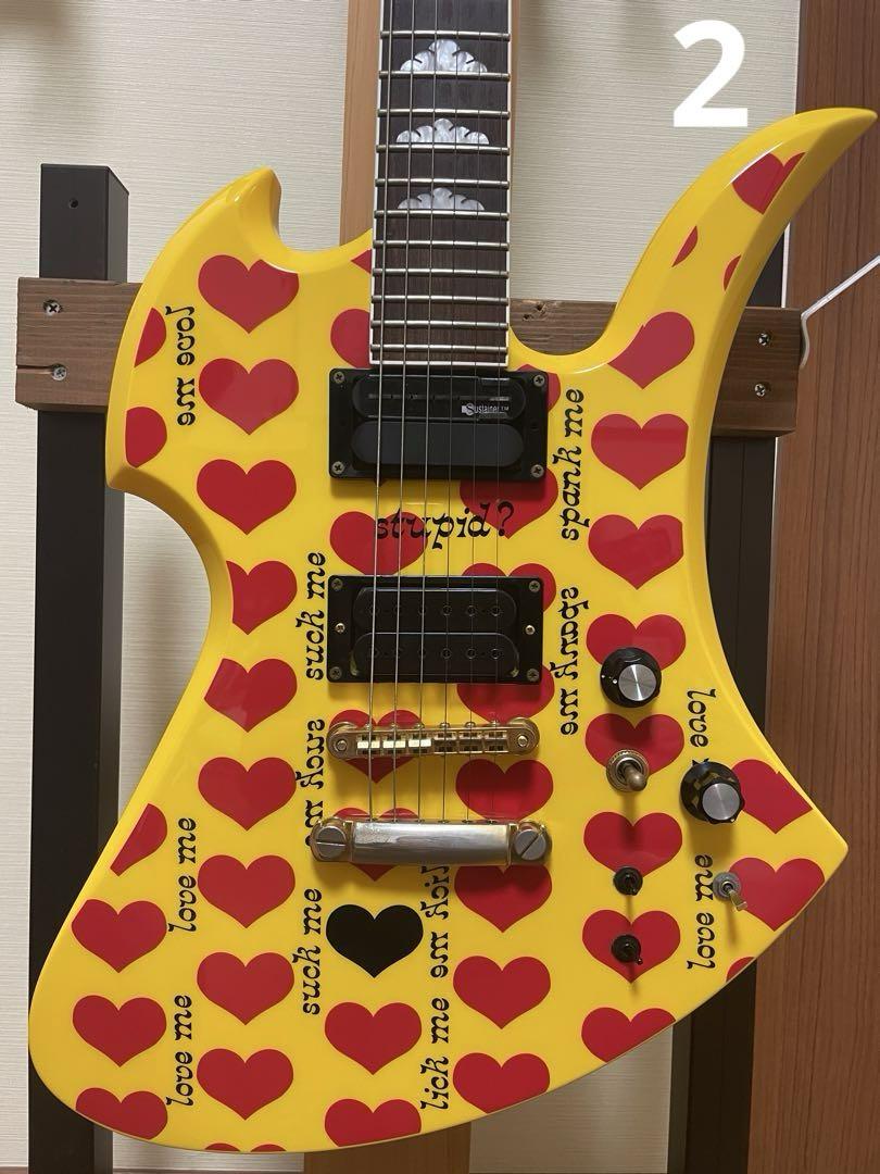 イエローハート ギター Burny MG-145S hide