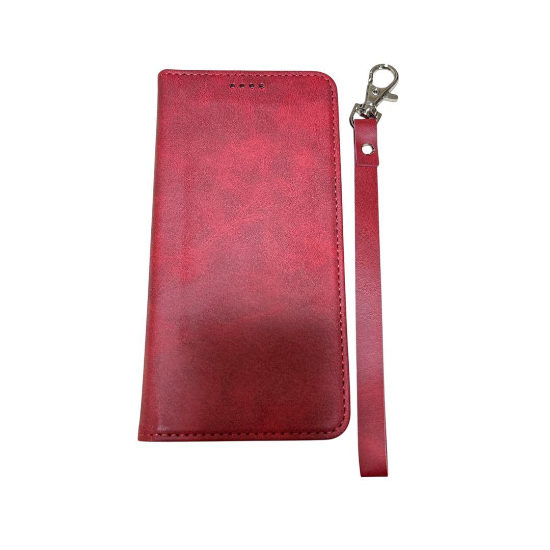 iPhone 13proケース手帳型レッド