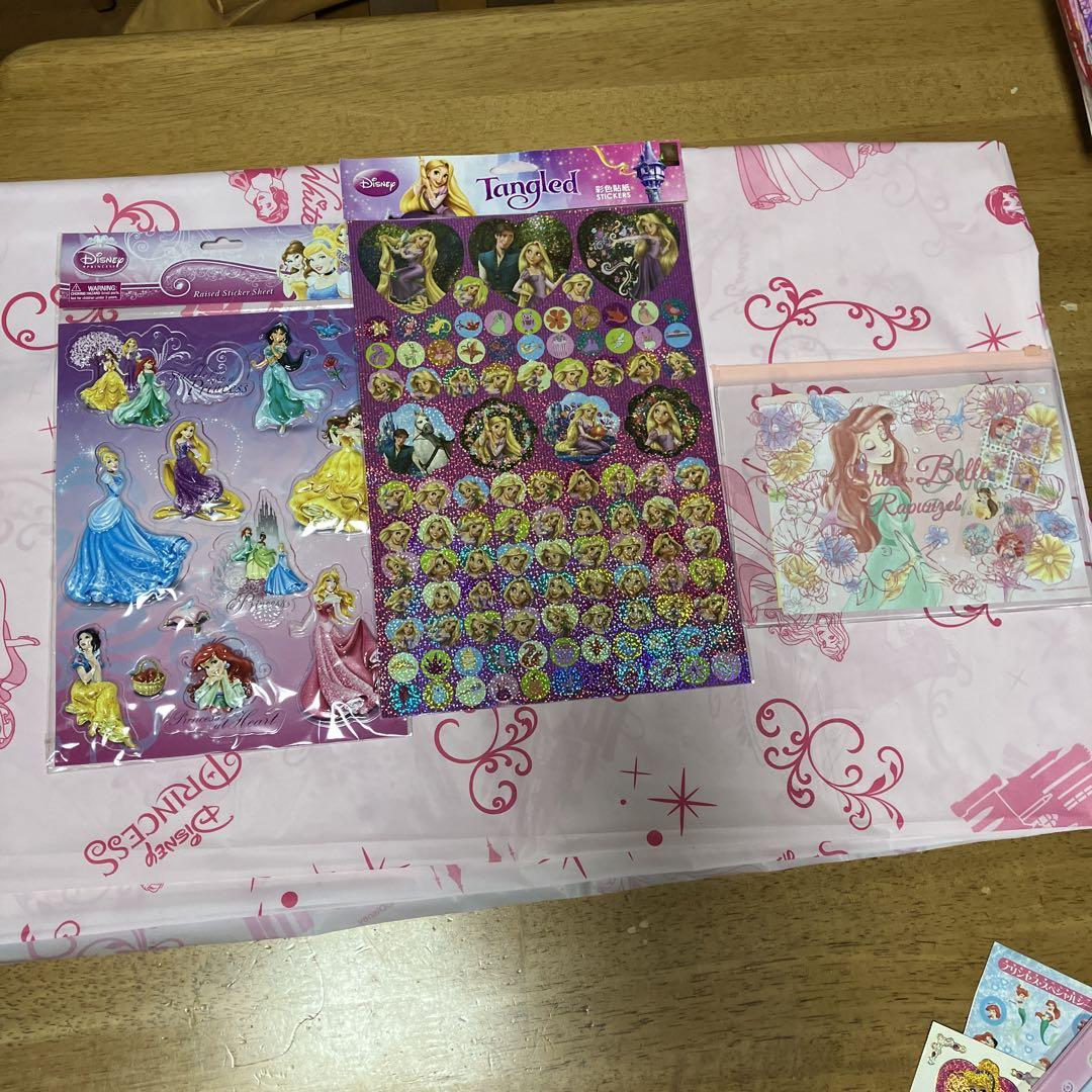 ディズニー プリンセス シール他セット〜BOX201 キャラクターグッズ
