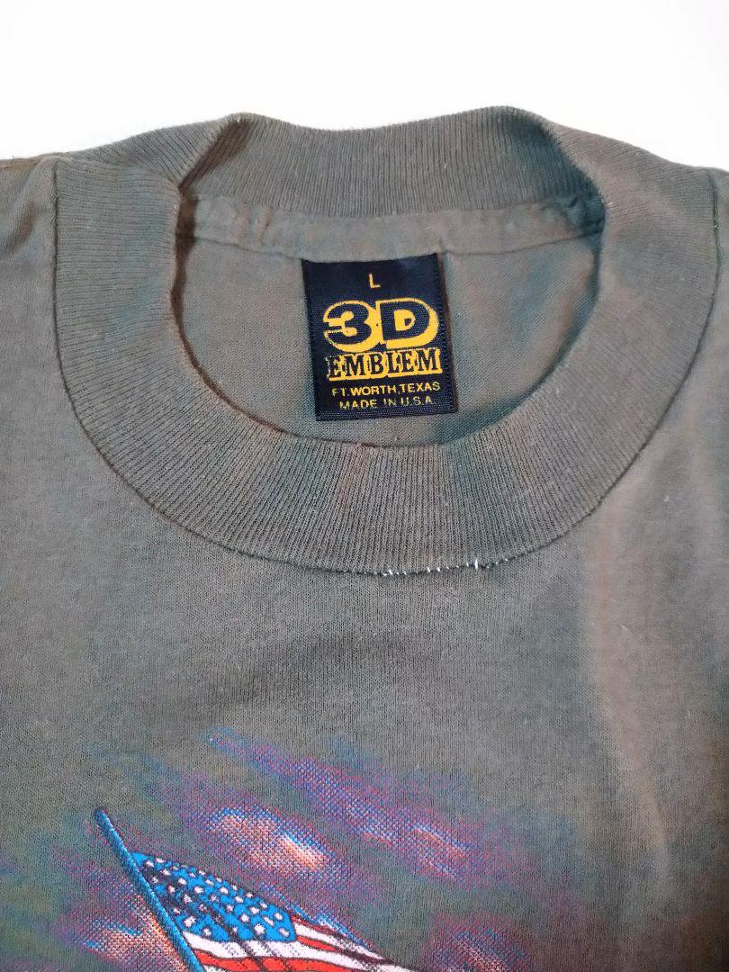 よろしくお 3d tシャツ3dエンブレムハーレーTロックTミリタリーT激レア Gu2LK-m73203539130 emblem ㈤サイズ