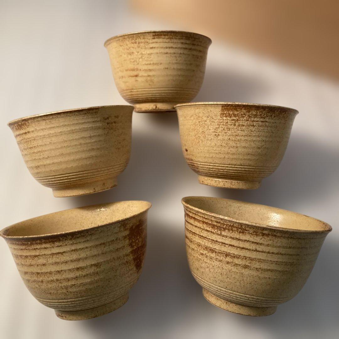 京焼　澤村陶哉　いらほ汲出盌　5客組 京焼 澤村陶哉 いらほ汲出盌 5客組