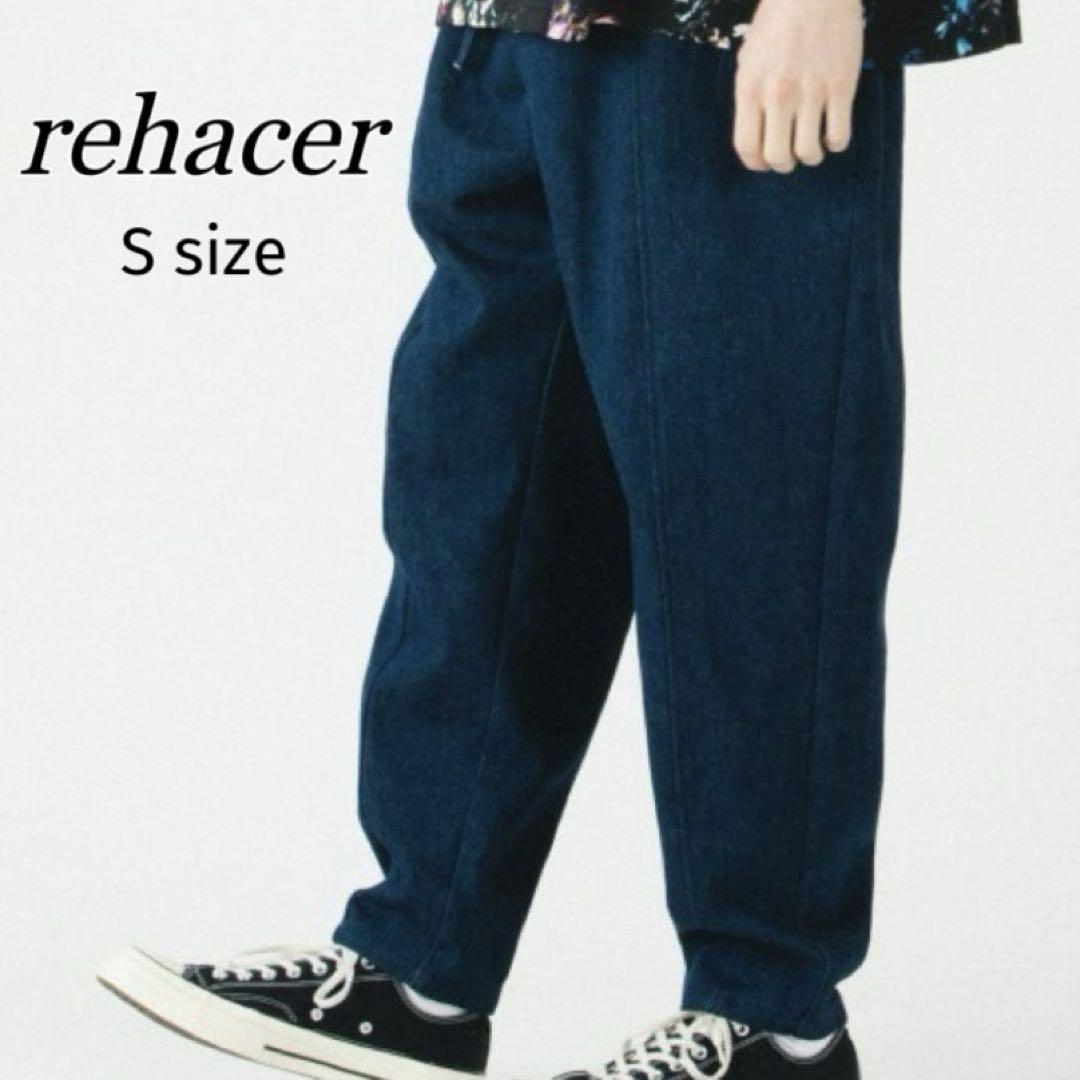 rehacer＊レアセル センタータック テーパード デニム S
