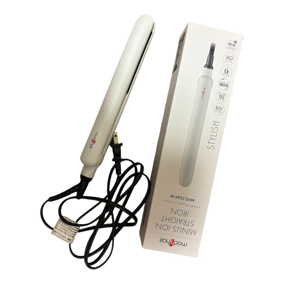 【ノッポ様限定】mod\'s hairストレートアイロンMHS-2549WHITE