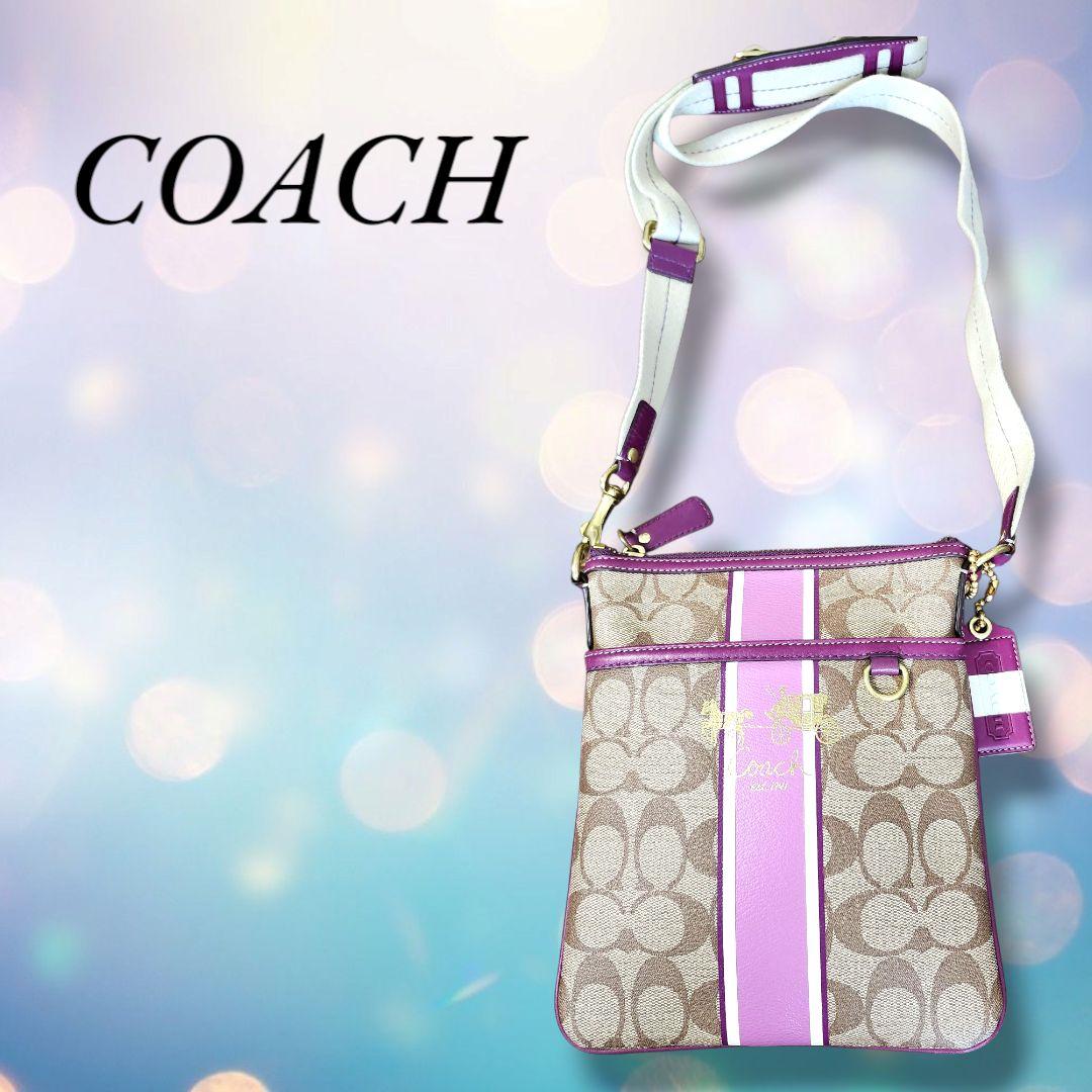 COACH コーチ ショルダーバッグ バック サコッシュ シグネチャー