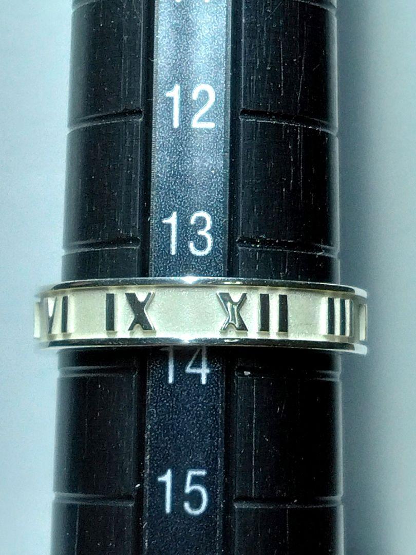 ティファニーアトラススリム　　幅4ミリ　13.5号　新品仕上げ　無傷未使用に近い