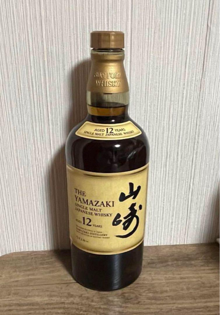 山崎12年　ウイスキー　【フィルム剥がれ】