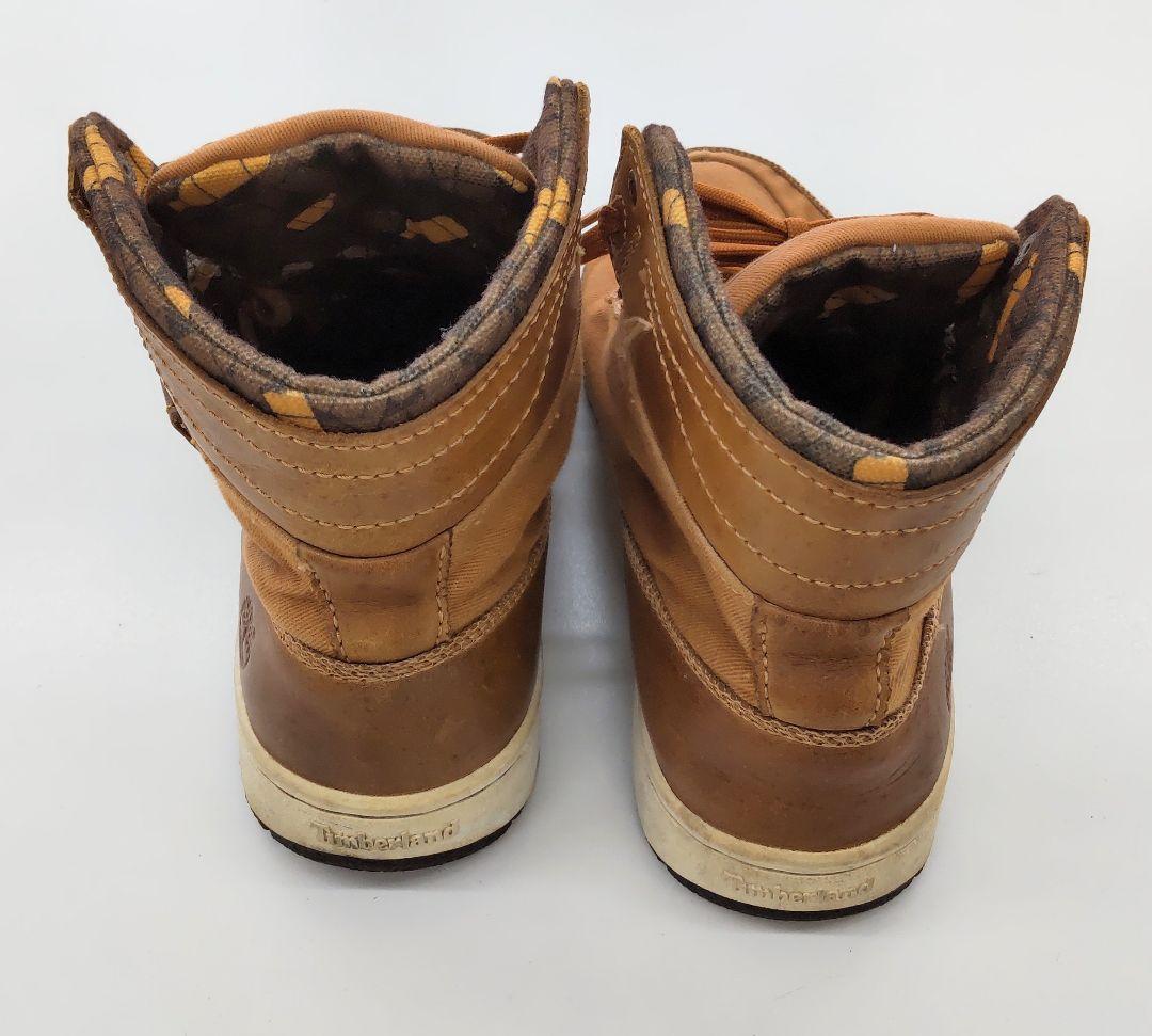 Timberland ブラウン ハイカットシューズ