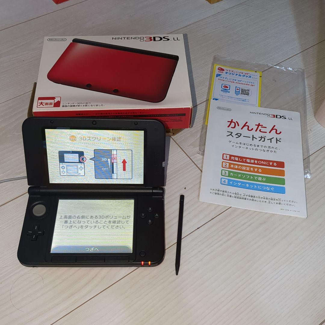 ニンテンドー3DS LL レッド×ブラック 箱付き 3-076 ニンテンドー3DS LL レッド×ブラック 箱付き 3-076 その他