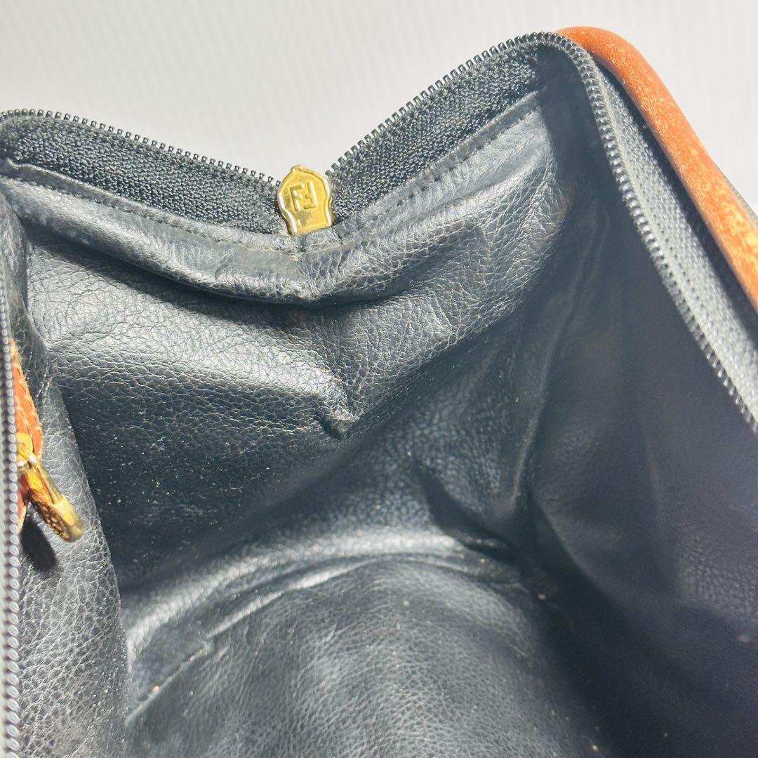 FENDI フェンディ 119044980038 ペカン柄 ハンドバッグ