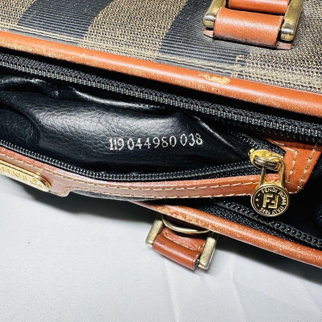FENDI フェンディ 119044980038 ペカン柄 ハンドバッグ
