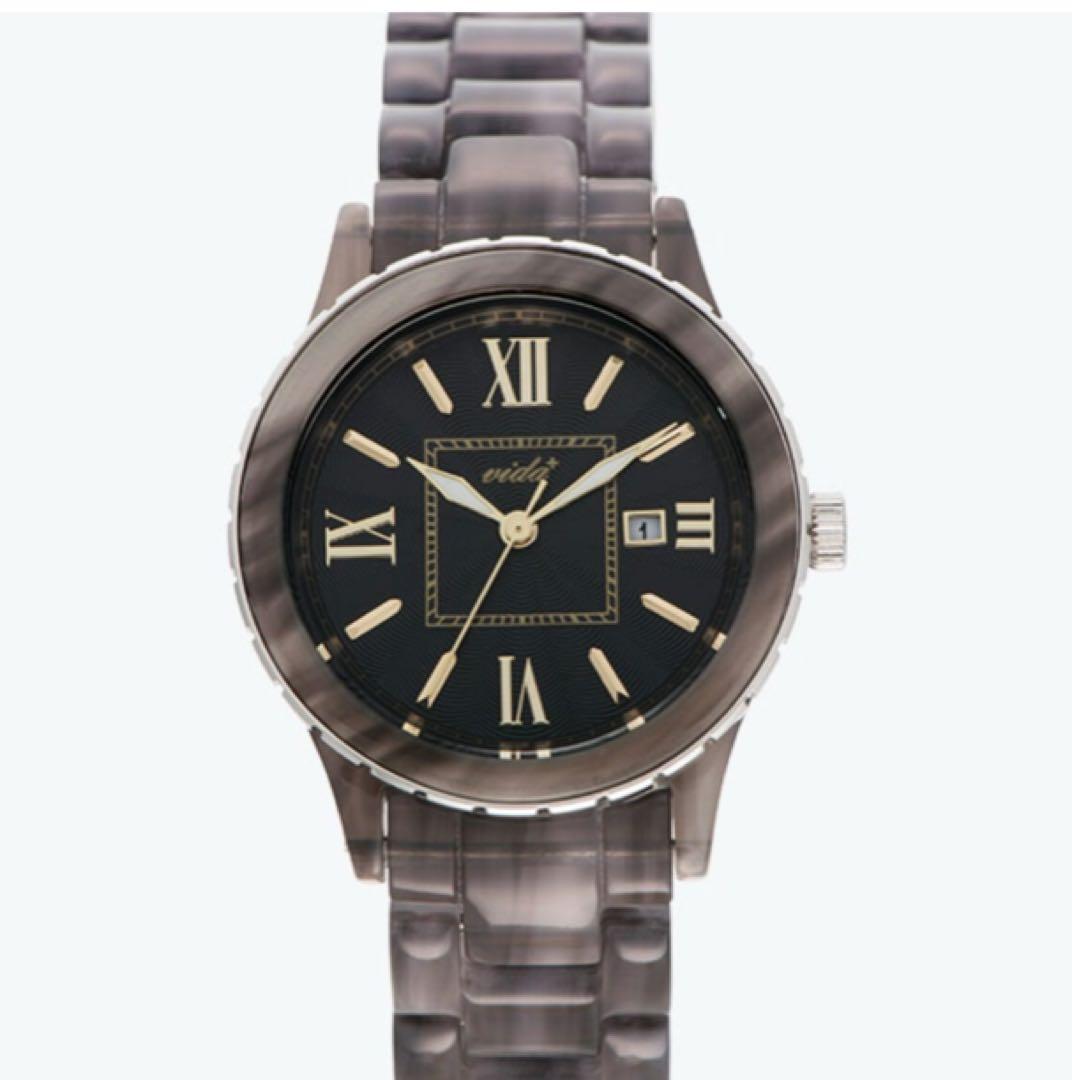 腕時計 VIDA+ べっ甲風