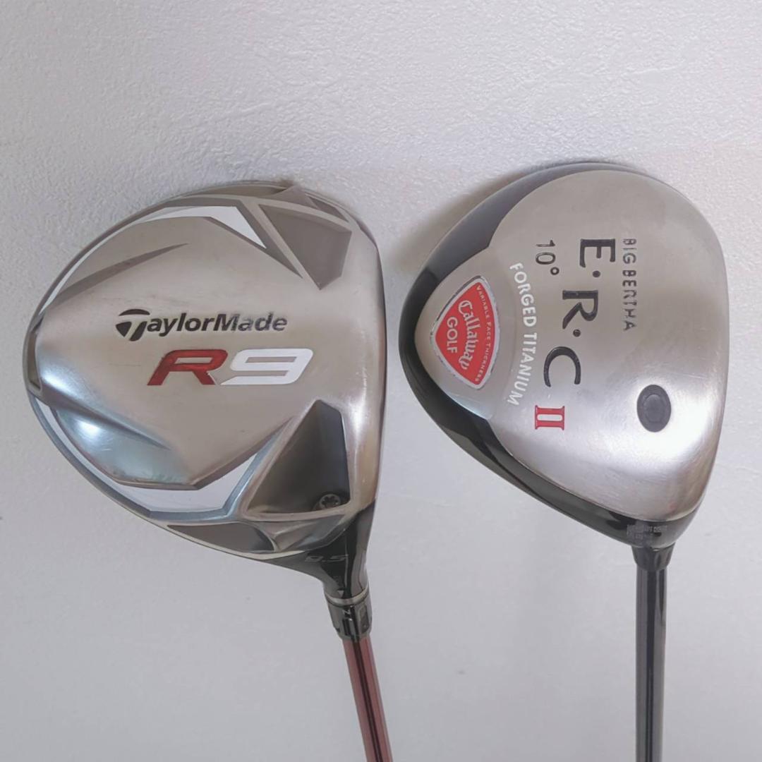 Callaway - Callaway キャロウェイ Taylor Made テーラーメイド　メンズゴルフ14本セット　カーボン　右利き用　キャディバッグ　初心者おすすめ Callaway キャロウェイ TaylorMade テーラーメイド メンズゴルフ