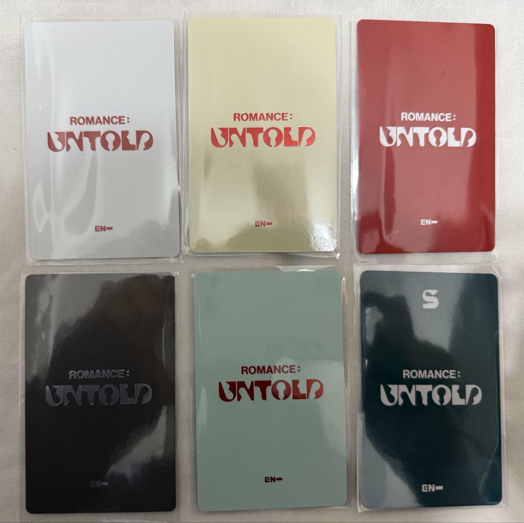 ENHYPEN ソヌ トレカ セット ROMANCE : UNTOLD - メルカリ