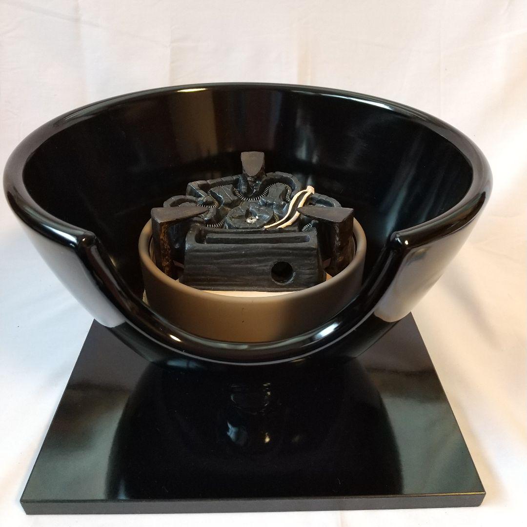 茶道具  風炉型電熱器  F406 真塗（紅鉢型）B 野々田株式会社