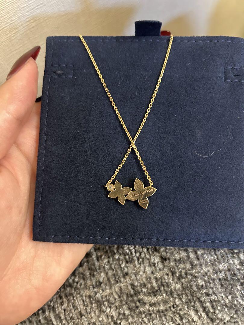 LOUIS VUITTON フラワーモチーフ ネックレス　値下げ
