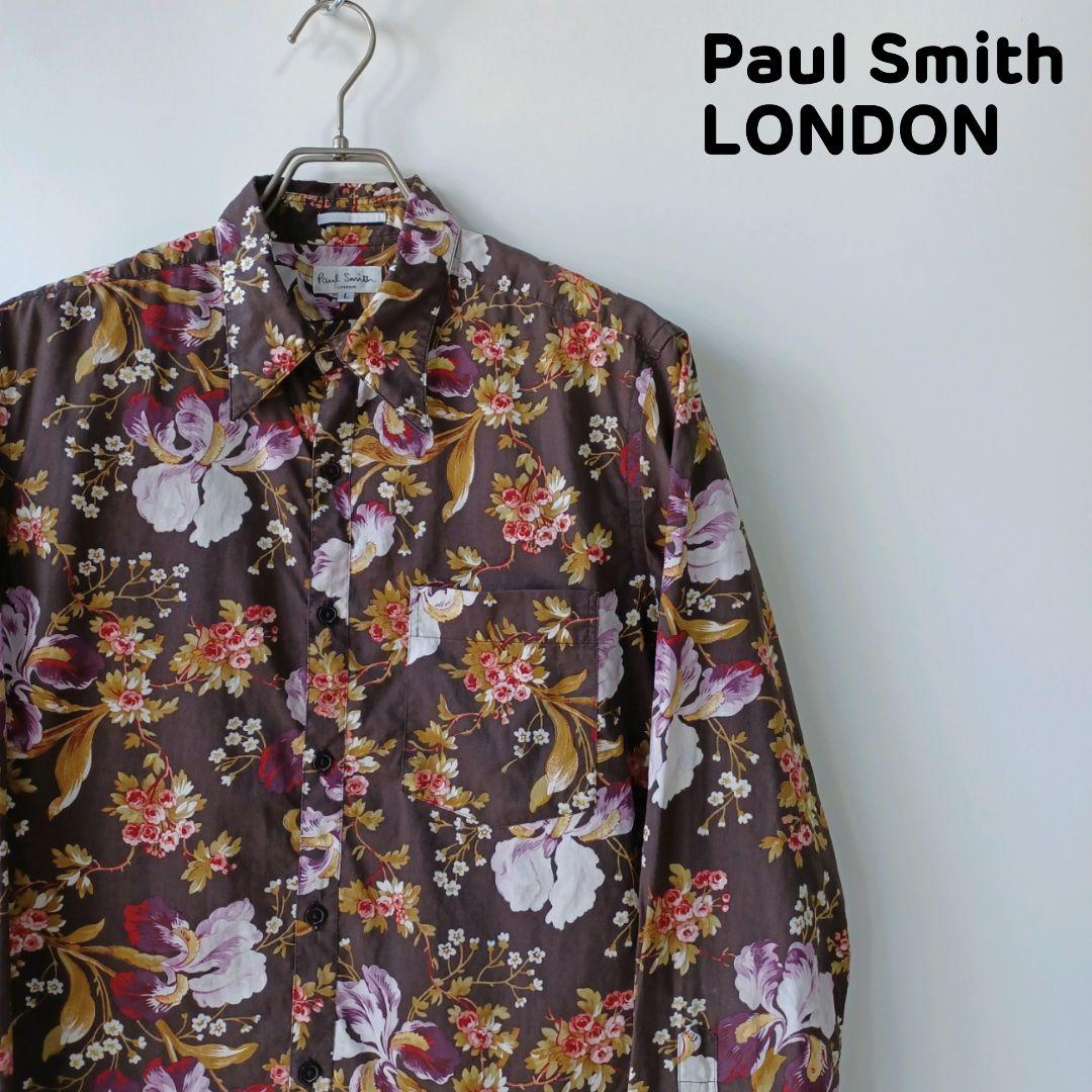Paul Smith LONDON　ポールスミスロンドン　総柄シャツ　花柄
