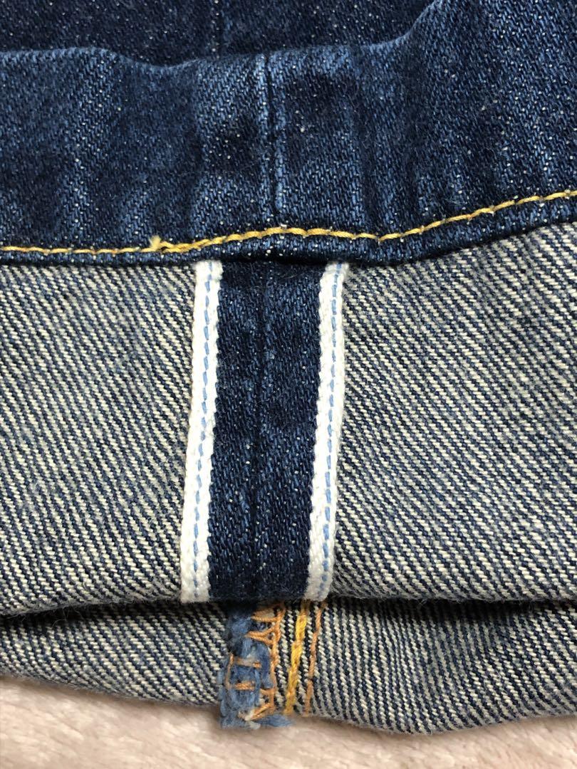 EVISU エヴィス デニムショートパンツ Lot.7001 w34 白カモメ