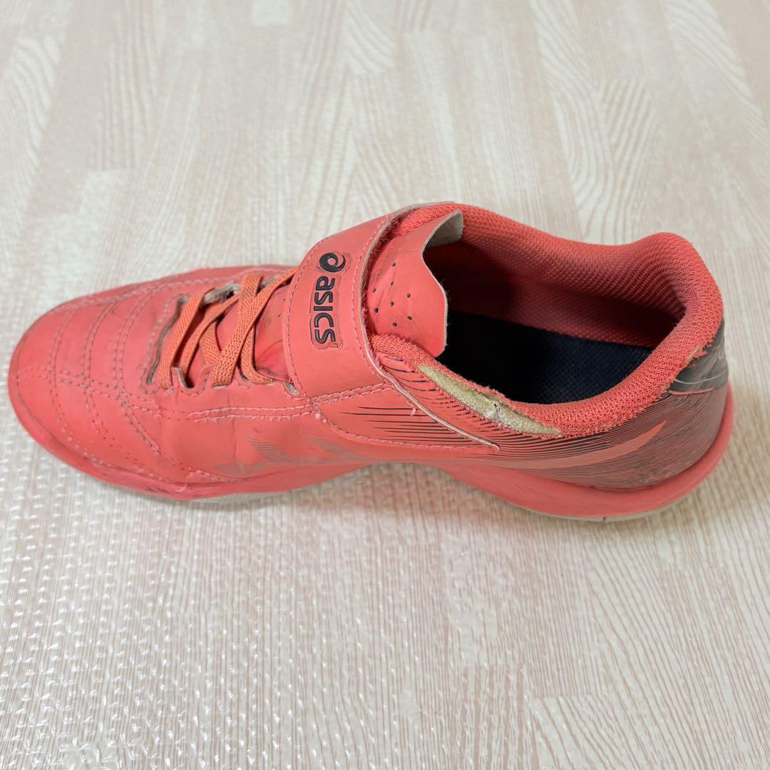 asics】 サッカーシューズ オレンジ 20cm - メルカリ