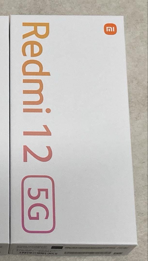 [新品 未使用]Redmi 12 5G ミッドナイトブラック 128GB