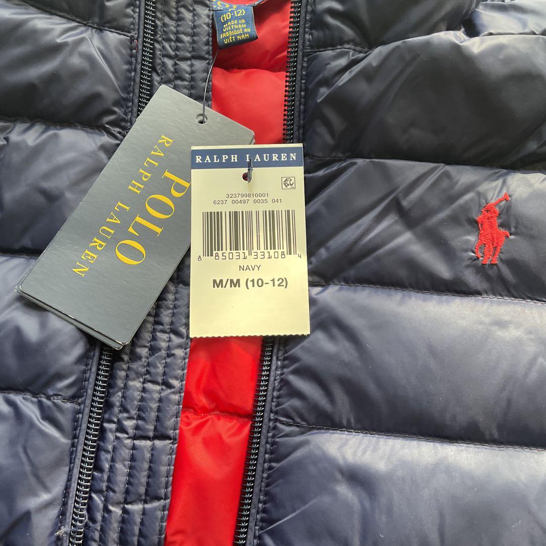 Polo Ralph Lauren ネイビーライトダウン M/M (10-12)