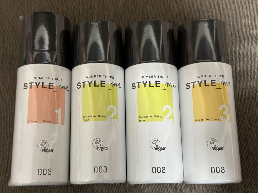 【新品・未開封】 ◆ナンバースリースタイルミー4本セット◆ヘアスタイリング