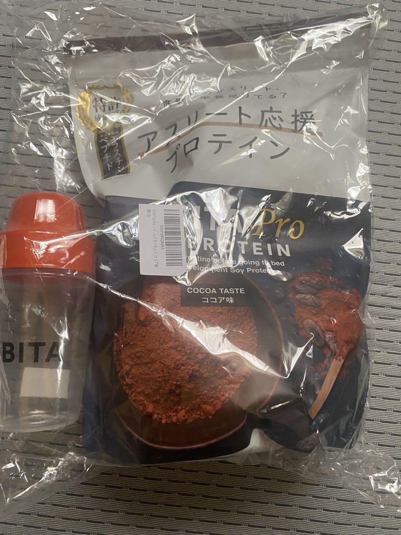 NOBITA PRO SOYPROTEIN ココア味 シェイカー付き