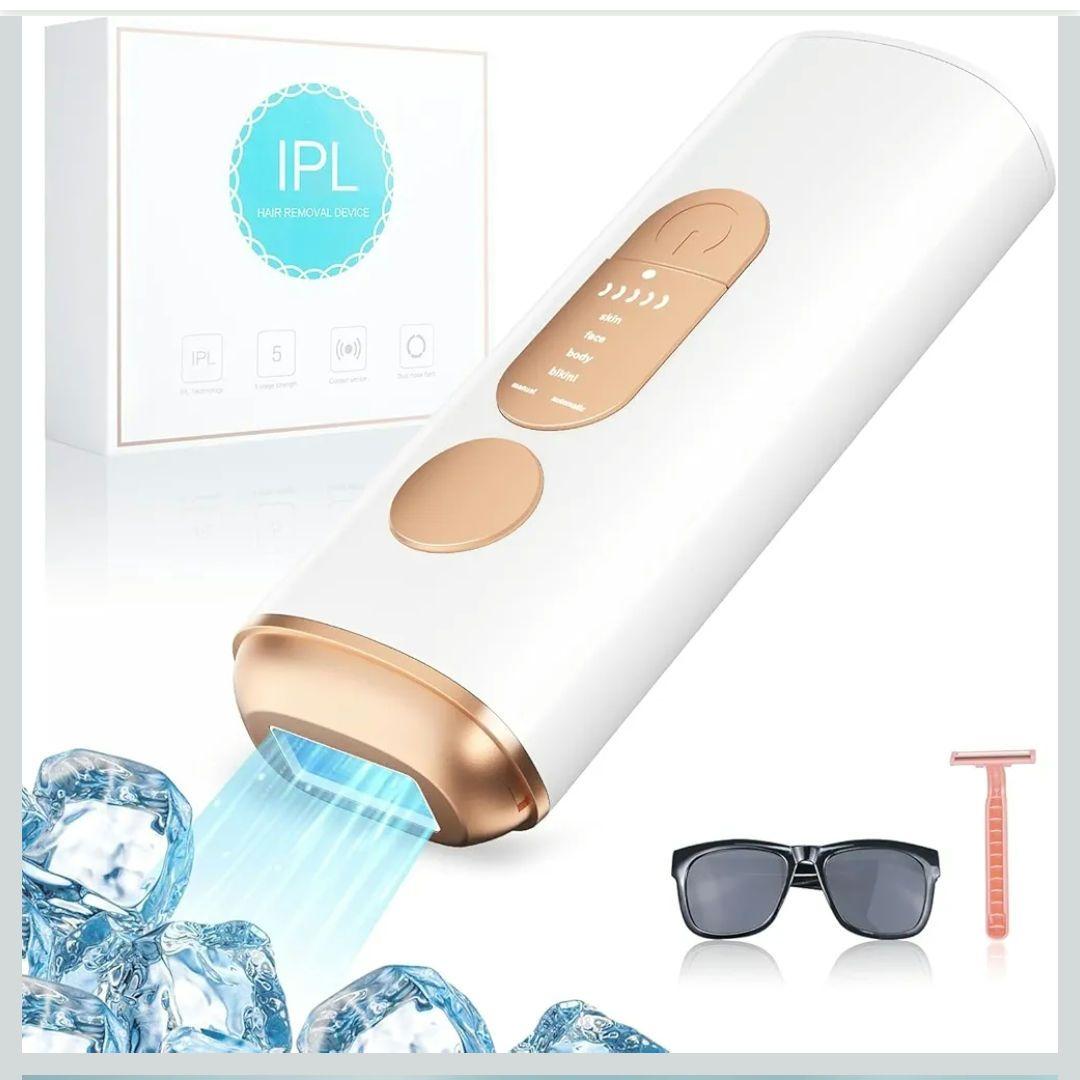 未使用⭐ 光美容器 HIPL光脱毛器 手動 連続照射 家庭用脱毛器 全身脱毛