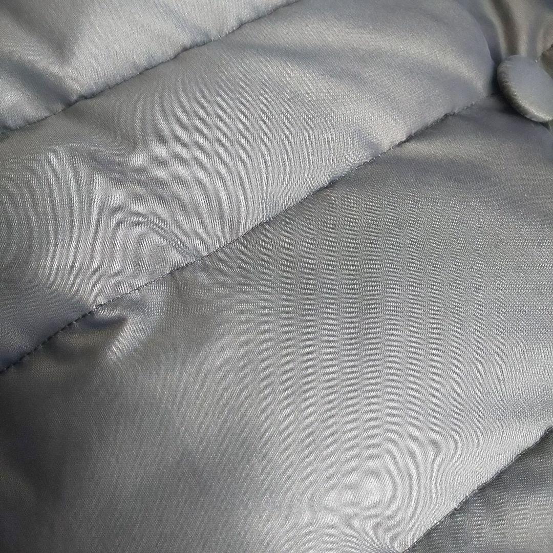 美品 DAKS ダウンコート XL 高級 光沢 2way グレー 大きいサイズ