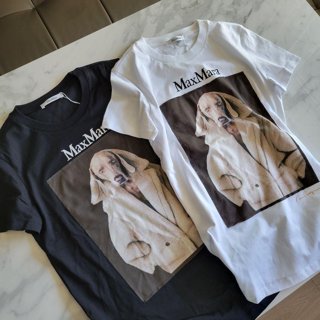 ★新品未使用★Max Mara ウェグマンプリント Tシャツ サイズ多数