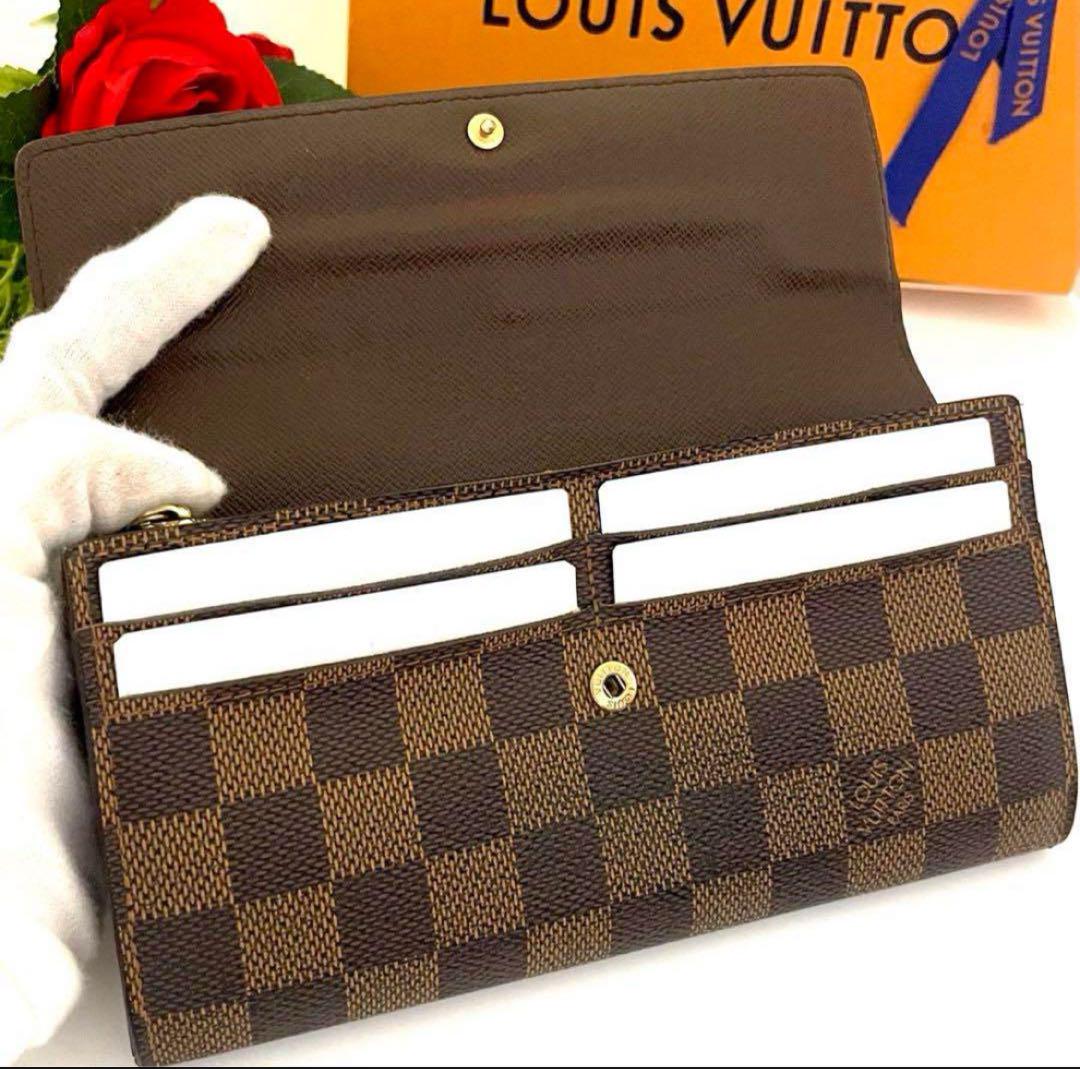 ☘️超美品級☘️ルイ ヴィトン ポルトフォイユ サラ ダミエ 長財布