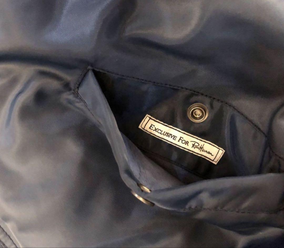 Ron Herman x Schott MAー1 ジャケット NAVY L