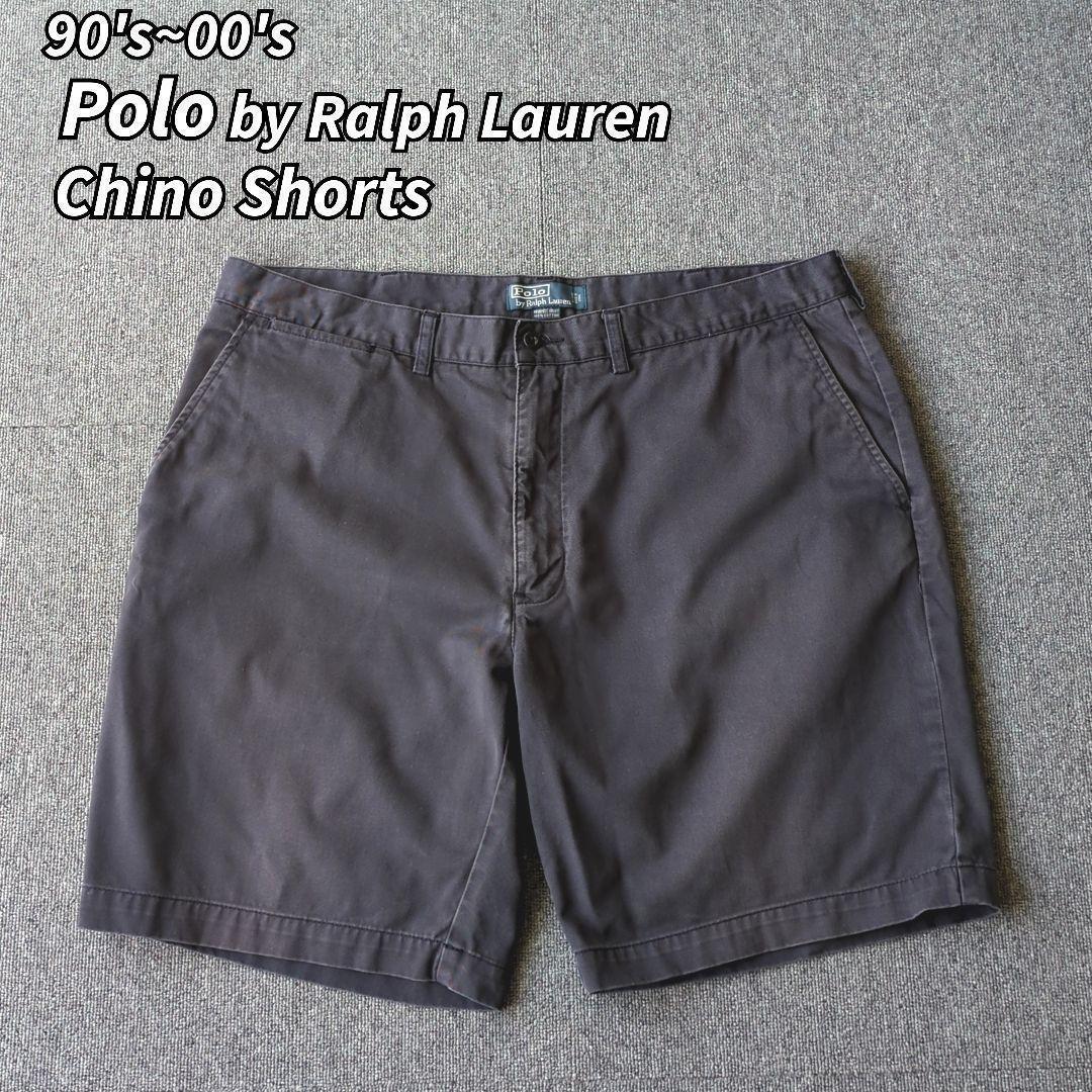 90s ラルフローレン チノショーツ/ハーフパンツ USA製 フェード