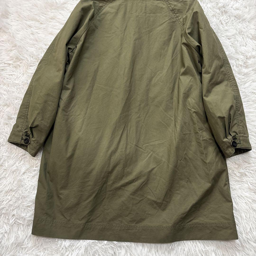 MHL.エムエイチエル ライナー付き モッズコート カーキ L MHL.エムエイチエル ライナー付き モッズコート カーキ L