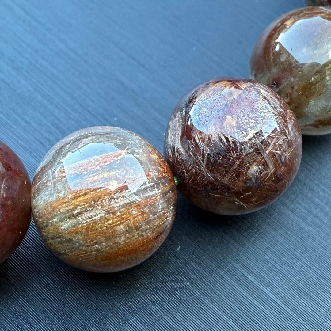 ガーデンルチルクォーツ 約10.9〜11.2mm A4729 ガーデンルチルクォーツ 約10.9〜11.2mm A4729