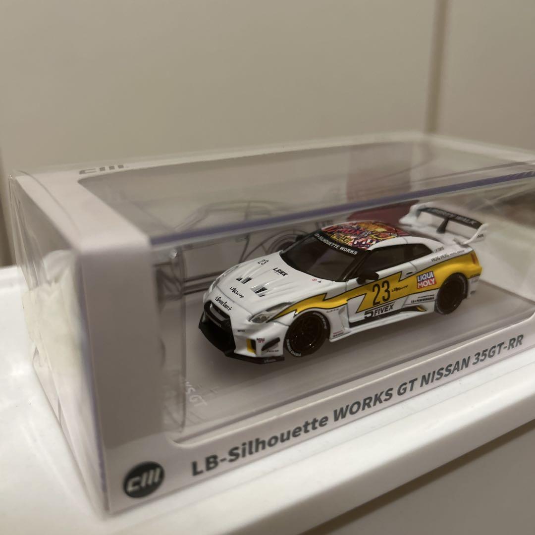 日産 LB WORKS Super SilhouetteGTR R35 1/18 Top Speed Nissan Skyline GTR R35 LB-Silhouette WORKS GT