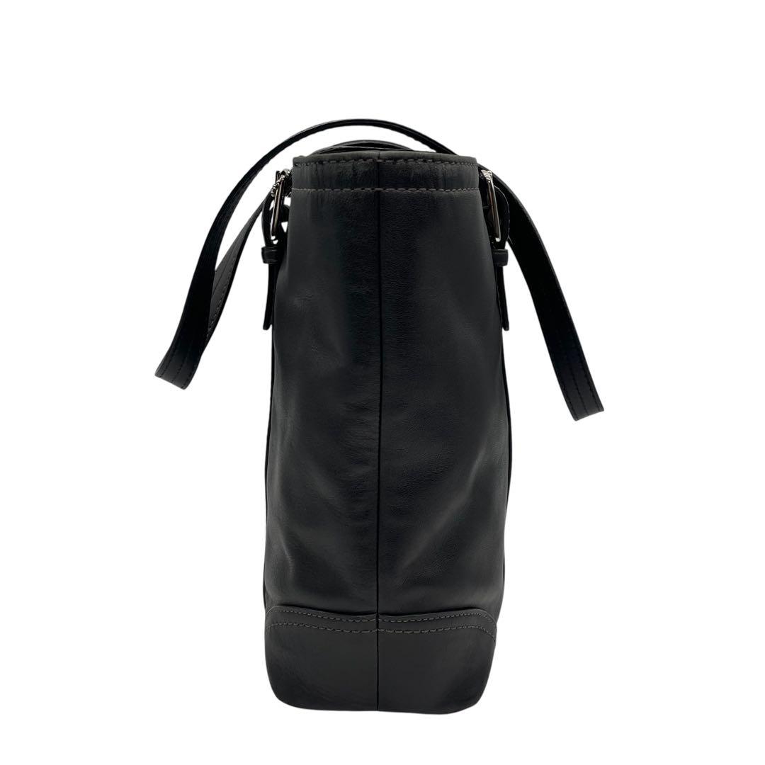 良品　コーチ　s56 肩掛け　トートバッグ　レザー　ワンショルダーバッグ　黒