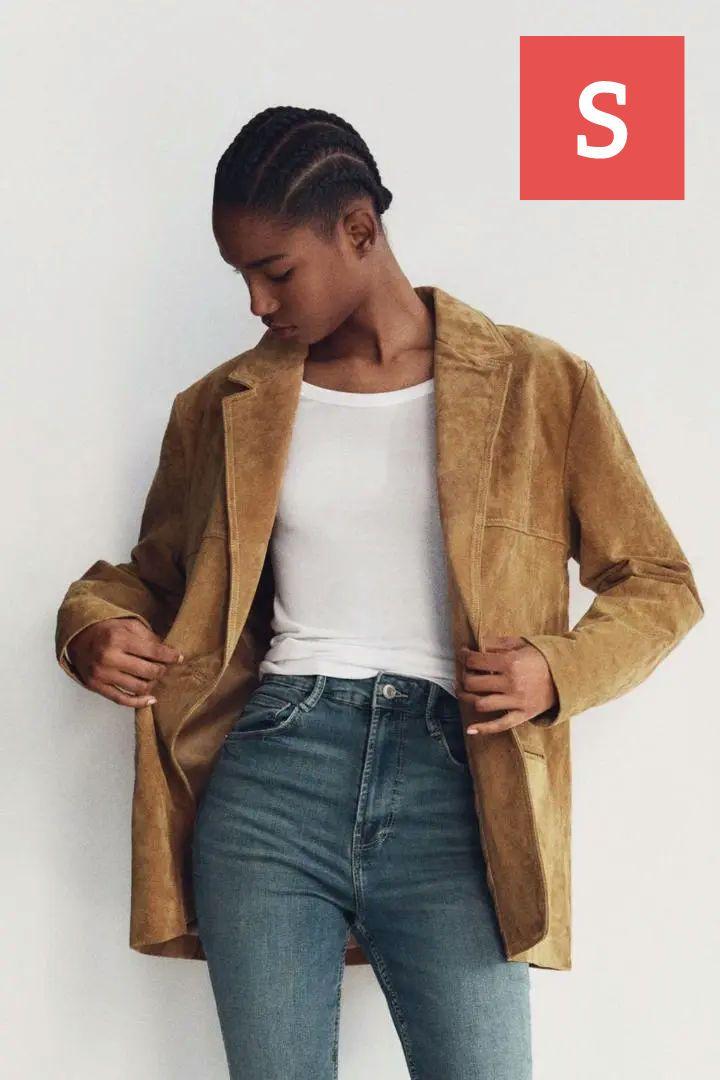 スペイン発送 ZARA スエードブレザー クリアキャメル 数量限定！ 新品 ZARA / スエードブレザー - メルカリ