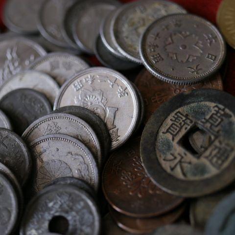 古銭 3000g 永楽通宝 天保通宝 寛永通宝 五帝銭 福銭 外国銭 近代銭 鉄