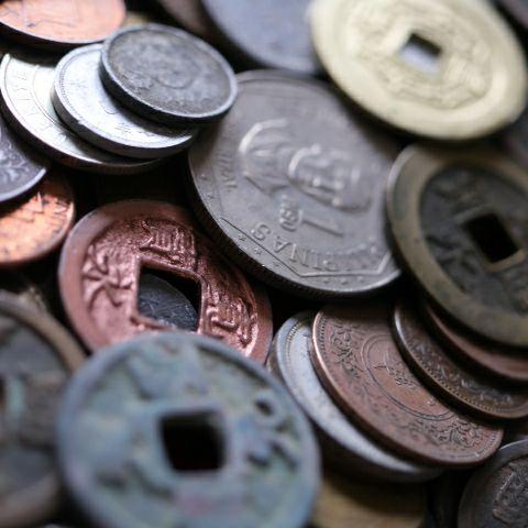 古銭 3000g 永楽通宝 天保通宝 寛永通宝 五帝銭 福銭 外国銭 近代銭 鉄