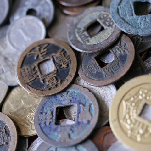 古銭 3000g 永楽通宝 天保通宝 寛永通宝 五帝銭 福銭 外国銭 近代銭 鉄