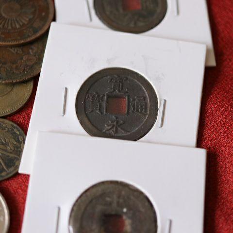 古銭 3000g 永楽通宝 天保通宝 寛永通宝 五帝銭 福銭 外国銭 近代銭 鉄