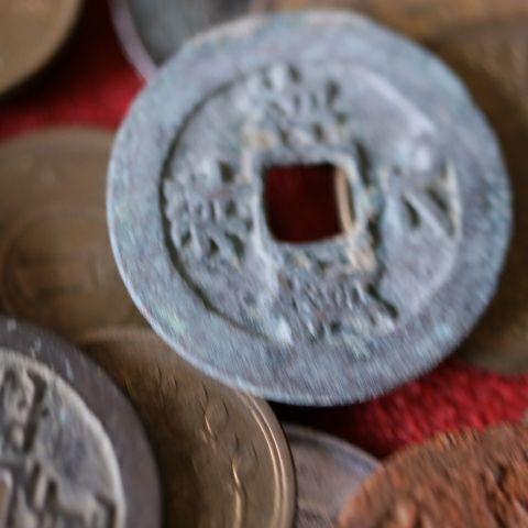 古銭 3000g 永楽通宝 天保通宝 寛永通宝 五帝銭 福銭 外国銭 近代銭 鉄